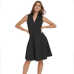 Calvin Klein Black Sleeveless Dress - Size 8